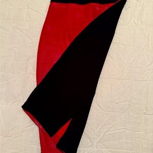 Wheels & Dollbaby leather, and ponte above the knee pencil skirt, size 2.